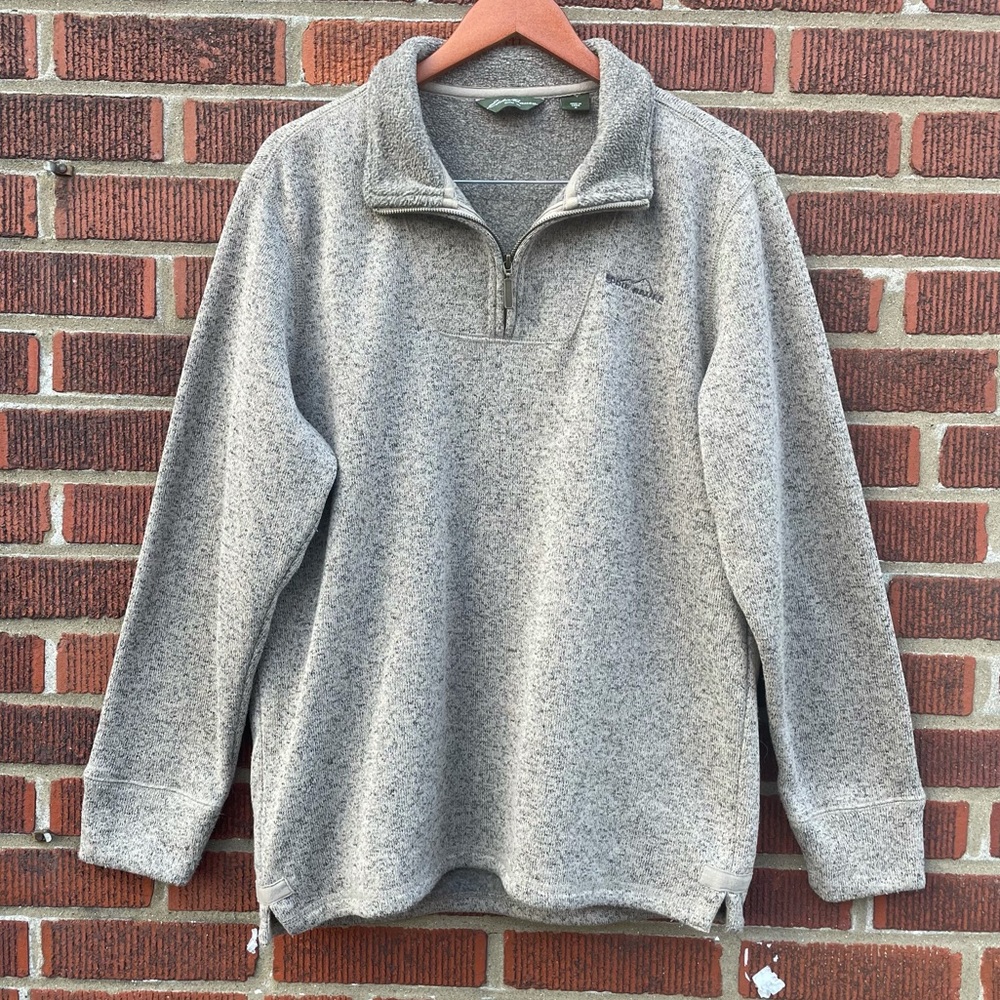 Eddie Bauer Half Zip Pullover Sweater Size Medium - Picture 1 of 8